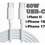 Day USB-C to USB-C 1 Metre Kablo 60W Güç PPS 2.0 Desteği Super Hızlı Şarj 480 Mbps Data Aktarım Hızı Type-C iphone 15 16 17