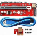 Day Ver007S Usb 3.0 Pcı-E 1X - 16X Genişletici Yükseltici Riser Kart