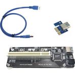 Day Ver06 PCI-E USB 3.0 Riser Kartı 1x to 16x Mining-Bitcoin-Crypto