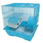 DaYang 30x23x31 cm Açık Mavi Oyuncaklı Hamster Kafesi
