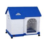 DaYang 63x46x58 cm Mavi Beyaz Kedi ve Köpek Kafesi