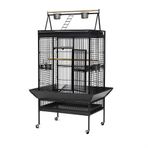 DaYang Ayaklı Siyah 172x80x102.5 cm Papağan Kafesi