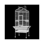 DaYang Beyaz 61x56x156 cm Ayaklı Papağan Eğitim Kafesi