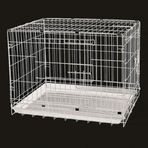 DaYang Beyaz 78x48x55 cm Metal Köpek Kafesi