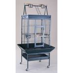 DaYang Siyah 61x56x168 cm Ayaklı Papağan Kafesi