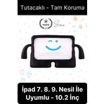 Dayanıklı Apple İpad 7. 8. 9. Nesil 10.2 İnç Uyumlu Çocuk İçin Ayaklı Tablet Kılıfı Koruyucu Silikon