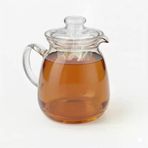 Dayanıklı Borosilikat Cam Demlik – 600 Ml Şeffaf Çaydanlık, Filtreli Bitki Çayı Kahve Demleme Sürahisi, Kapaklı Cam Demlik
