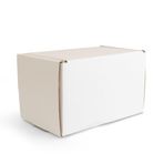 Dayanıklı E-Ticaret Kutuları – 25x15x15 cm (25 Adet), Güçlü Dalgalı Mukavva Kargo Kutusu, Kolay Katlanır ve Hafif, Online Satış, Depolama ve Güvenli Kargo İçin Uygun, (BEYAZ)