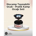 Dayanıklı, Paslanmaz ve Yüksek Isı Dayanımlı Kamp Ocağı – Uzun Süreli Kullanım İçin