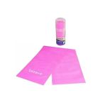 Dayanıklı Pembe Pilates Bandı Pvc Tüpte, Hafif Sertlik