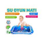 Dayanıklı Sızdırmaz Su Oyun Matı Bebek Aktivite Oyuncağı BPA İçermez Emekleme Zamanı Duyusal Gelişim