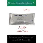 Dayanıklı Soğutucu Jel Poşet Buz Aküsü Malzeme Kamp Piknik Yolculuk Seyahat Yiyecek 480 gr 5 Adet