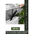 Dayanıklı Uzun Esnek Ince Yapılı Kalorifer Ulaşılması Zor Nokta Toz Kir Petek Temizlik Fırçası 60 cm - Renkli - 1