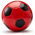 Dayanıklı ve Basınç Korumalı 4 Numara Kırmızı Futbol Topu - Şişirme Iğnesi Hediyeli