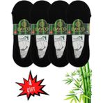 Dayco Bayan Bambu Premium Babet Çorap 4'lü Set Siyah - 36 - 41