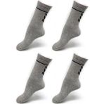 Dayco Gri Melanj Desenli Havlu Taban Sporcu Çorabı - 39 - 42 - Gri - Siyah
