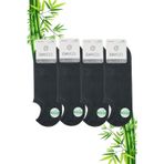 Dayco Premium Bambu Dikişsiz Sneakers Görünmez Spor Çorap 4Lü Füme