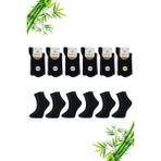 Dayco Premium Burun Dikişsiz Kadın Lacivert Bambu Soket Çorap 6lı Set - 36-40 - 350LACI - 36 - 40