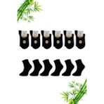 Dayco Premium Burun Dikişsiz Kadın Siyah Bambu Soket Çorap 6lı Set - 36-40 - 350SYH - 36 - 40 - Siyah - Siyah