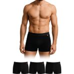 Dayco Premium Cotton Erkek Boxer Siyah Renk Üçlü Paket - CBX103-S-SYH-UCLU