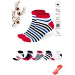 Dayco Premium Dikişsiz 5li Penye Patik Çorap - 752-Asorti-40-44-PTK - 40 - 44 - Çok Renkli