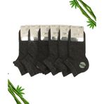 Dayco Premium Dikişsiz Erkek Bambu Patik Çorap 6Lı Antrasit Set
