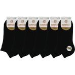 Dayco Premium Dikişsiz Kadın Bambu Patik Çorap 6lı Siyah Set - 10553-S - 36-40 - 36 - 40