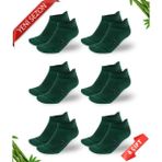Dayco Premium Dikişsiz Kulaklı Bambu Süper Patik Çorap - 47 - 50 - Yeşil