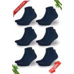 Dayco Premium Dikişsiz Lacivert Erkek Bambu Patik Çorap 6Lı Set