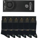 Dayco Premium Dikişsiz Yazlık Erkek Bambu Soket Çorap 6'lı Jakarlı Set Kutulu - 10269 - 41-44 - 41 - 45 - Siyah