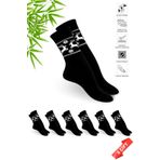 DAYCO Premium Geyik Desenli Sim Detaylı Dikişsiz Kadın Bambu Soket Çorap - 36-40 - 361