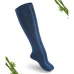 Dayco Premium Jeans Melanj Kadın Dikişsiz Dizaltı Bambu Çorap - 383-Jnml - (1 Çift)