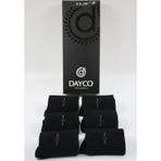 Dayco Premium Klasik Uzun Boy Siyah Renk Kışlık Erkek Bambu Soket Çorap