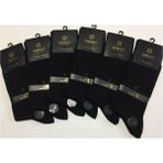 Dayco Premium Siyah Erkek Kışlık Bambu Soket Çorap 6lı Set - 41-45 - 20125 - 41 - 44