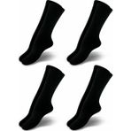 Dayco Premium Siyah Renk Havlu Taban Soket Sporcu Çorabı-4528-Syh-35-38