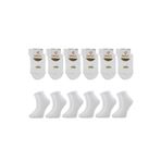 Dayco Socks Kadın Beyaz Burnu Dikişsiz Premium Bambu Çorap 6'lı