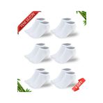 Dayco Socks Premium Simli Nokta Desenli Kadın Bambu Patik Çorap 6'lı Set - 10556-noktali