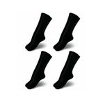 Dayco Socks Premium Siyah Renk Havlu Taban Soket Sporcu Çorabı -4528-SYH-43-46