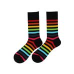 Dayco Socks Renkli Çemberli Desen Unisex Çorap
