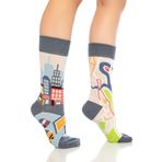 Dayco Socks Unisex Mavi Yol Hikayesi Neşeli Çoraplar
