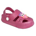 Daye BK1001 Kaydırmaz Baykuş Desenli Lila Çocuk Sandalet