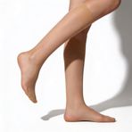 DAYMOD 5 ÇİFT Lady Fity 15 Den Dizaltı Çorabı,Yarı Parlak Kaçmaya Daynaklı Yumuşak İnce Pantolon Çorap(5 çift) (TEN)