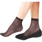 DayMod Lady Fity 15 Burunlu Soket Çorap - Standart - Siyah