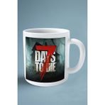 Days To Die Oyun Baskılı Kupa Bardak Çift Taraflı Baskı Kişiye Özel Model 1