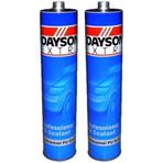 Dayson Extra Mastik Poliüretan Siyah Silikon Pu 280 ml Çelik Silikon Başlıklı Renk Siyah 2 Adet