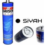 Dayson Pu Mastik Slikon (4ADET) Yapıştırıcı Siyah - Süper Güçlü Yapıştırıcı Yeni Tarihli