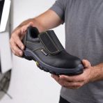 Daytex Mekap Gripper Gpr-34 Rs2 Kaynakçı Iş Ayakkabısı - 300°C Yanmaz Vibram Tabanlı Kompozit Burunlu Deri - Siyah