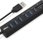 Daytona 6 Port USB 2.0 MicroSD Tf Sd Kart Okuyucu Çoklayıcı