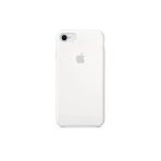 Daytona Apple 7/8 Uyumlu Silikon Ultra Slim Mikrofiber Astarlı Beyaz Cep Telefonu Kılıfı
