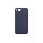 Daytona Apple 7/8 Uyumlu Silikon Ultra Slim Mikrofiber Astarlı Gece Mavi Cep Telefonu Kılıfı